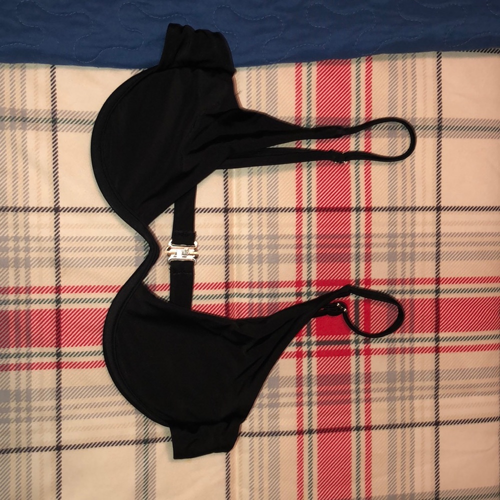 Black underwear bikini top medium